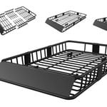 Advwin 115kg Universal Car Rooftop Basket Extensible Heavy Duty Luggage Carrier
