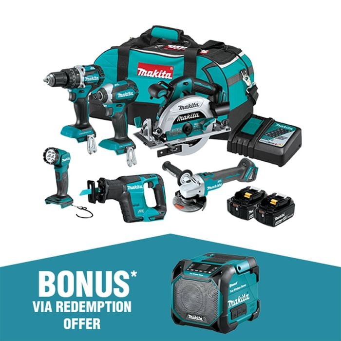 Makita 18V Brushless 6 Piece Combo Kit