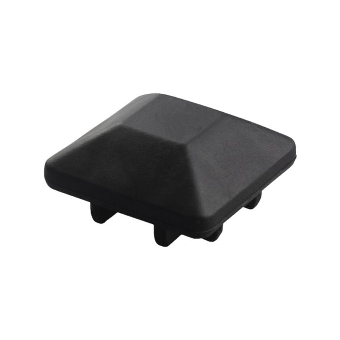 Australian Handyman Supplies 50 x 50mm Black Plastic Dome Cap Insert