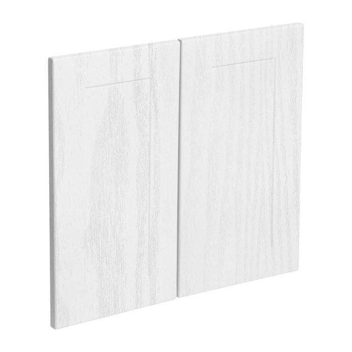 Kaboodle 600mm Provincial White Alpine Medium Rangehood Doors - 2 Pack