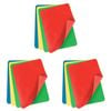 3x 4pc Appetito Coloured Flexible Cutting Board Home Kitchen Cooking Assorted