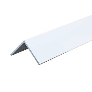 Metal Mate 50 x 50 x 3mm 3m White Aluminium Equal Angle