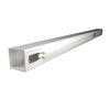 Think Fencing 127mm White PVC End Post For 2340 x 1800mm Mystique fence panel