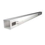 Think Fencing 127mm White PVC End Post For 2340 x 1800mm Mystique fence panel