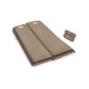 Self Inflating Mattress 10CM Thick Double Mat Air Bed - Coffee Suede Surface