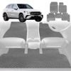 6D Diamond Car Floor Mats for Mercedes-Benz GLC 2015-2022-Full Set-Grey-Outback GT