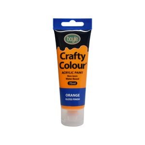 Boyle 75ml Orange Crafty Colour Acrylic Paint