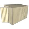 Build-a-Shed 1.5 x 3 x 2m Skillion Shed without Side Doors - Cream