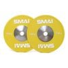 Smai Competition Bumper Plate 15kg (pair) Iwf Colour - Yellow