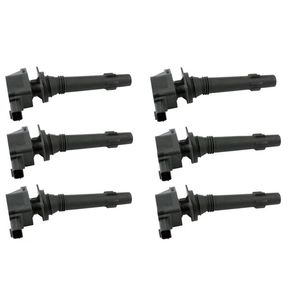 Set Of 6 Mace Standard Replacement Ignition Coils To Suit Ford Barra 195 270t Ecolpi Turbo 4.0L I6