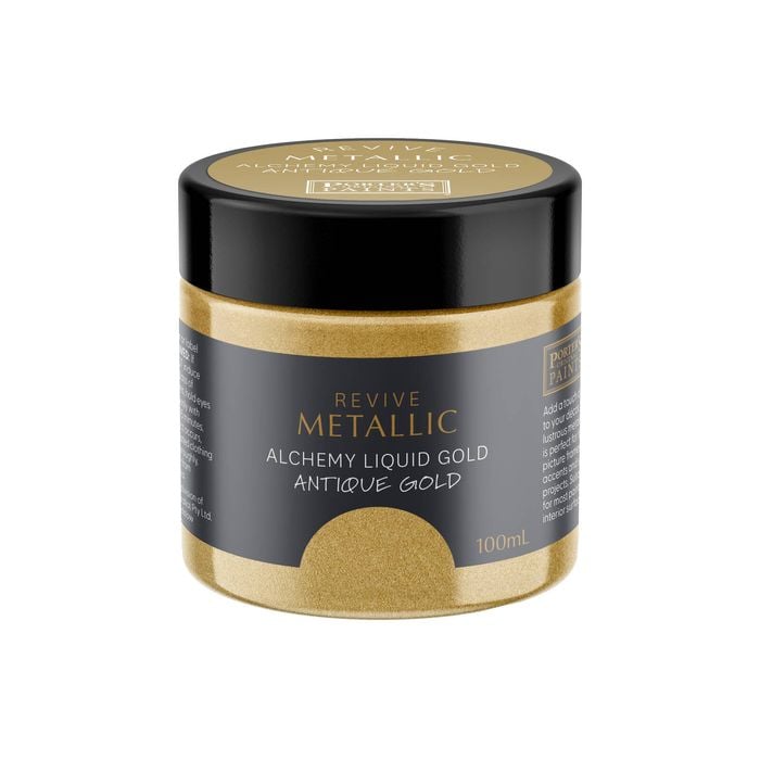 Porter's 100ml Metallic Antique Gold Furniture Paint