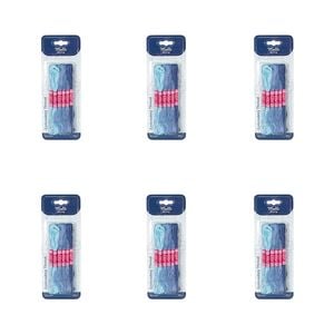 6x 6pc Malli Blue 8m  Sewing Embroidery Cross-stitch Thread