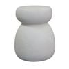 Modern Furniture ROCCO 38cm Indoor & Outdoor Side Table Stool - White Concrete