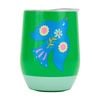 Annabel Trends Drink Tumbler Double Walled Green & Blue Fiesta Bird 350ml