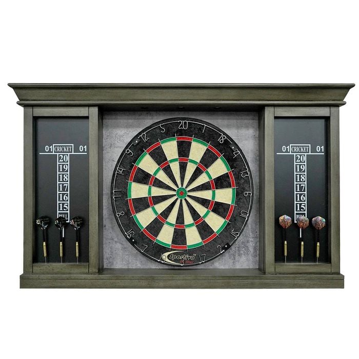 Sportivo Dartboard Cabinet with Birch Veneering