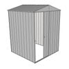Build-a-Shed 1.5 x 1.5 x 2.3m Front Gable Single Sliding Door Shed - Zinc