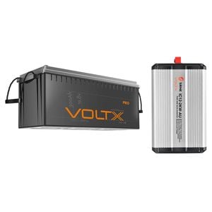 Voltx 12v 300ah Lithium Battery 3840wh + 2kw Inverter