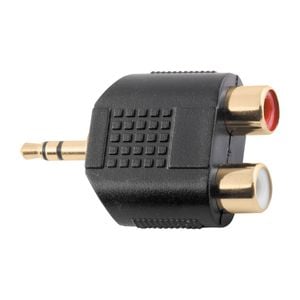 Antsig 3.5mm Plug Dual RCA Audio Adaptor