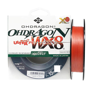 YGK OH Dragon WX8 HighVis Orange PE 150m Braid Fishing Line 50lb