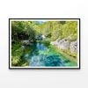 River with Rocks and Trees  Print 100% Australian Made 90x60cm  (Poster)
