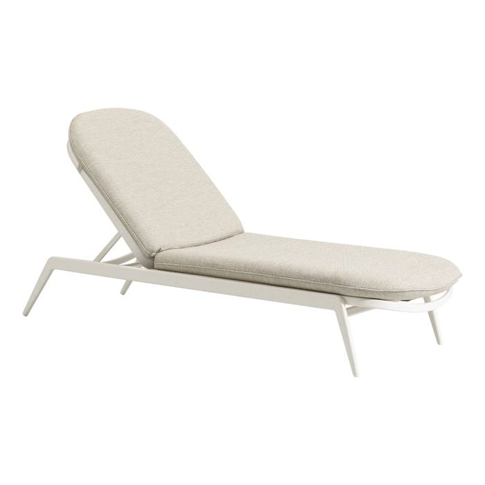 SIMPO Atlanta Sunlounger - White