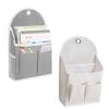 Catzon 2 Pcs Wall Hanging Storage Bag with Hooks for Kitchen Bderoom-Set B