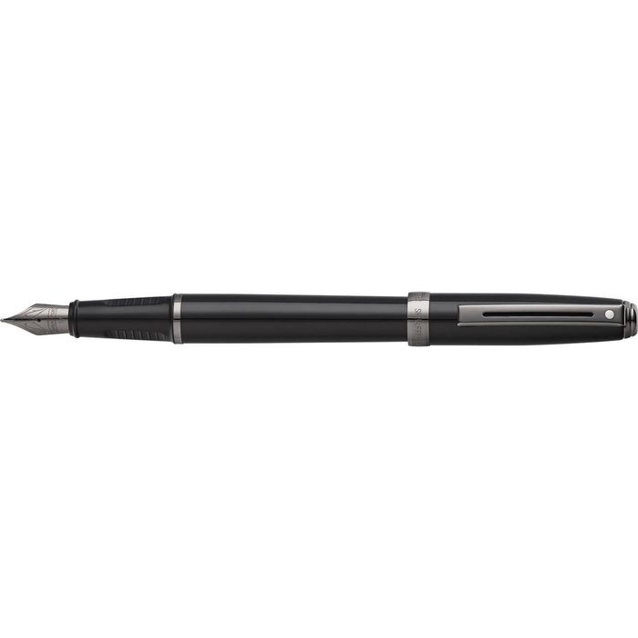 Sheaffer Prelude Medium Fountain Pen Stationery Writing Lacquer Gloss Black