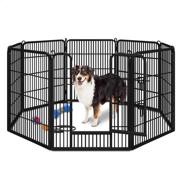 BEASTIE 32" Pet Play pen Dog PlayPen Puppy Enclosure Heavy Duty Fence