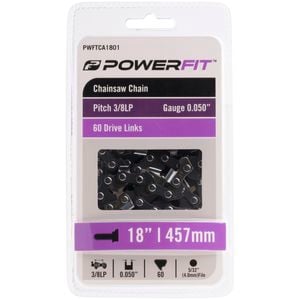 PowerFit 18" 3/8"LP 60DL 0.050" Gauge Chainsaw Chain