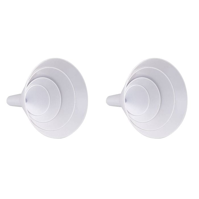 2x 4pc Appetito Pouring Funnels Home Kitchen Cooking White