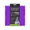 Lickimat Soother Original Slow Food Licking Mat for Cats & Dogs - Purple