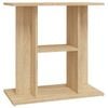 vidaXL Aquarium Stand Fish Tank Cabinet Base Office Sonoma Oak Composite Wood