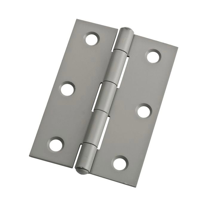 Zenith 85mm Prime Coated Fixed Pin Butt Hinge