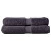 2pc Canningvale Royal Splendour Bath Sheet Set Slate
