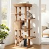 BEASTIE Cat Tree Tower 153cm Light Brown