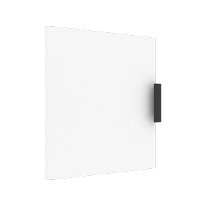 Lugna 512 x 450 x 16mm White Left Hand Door - White 450mm