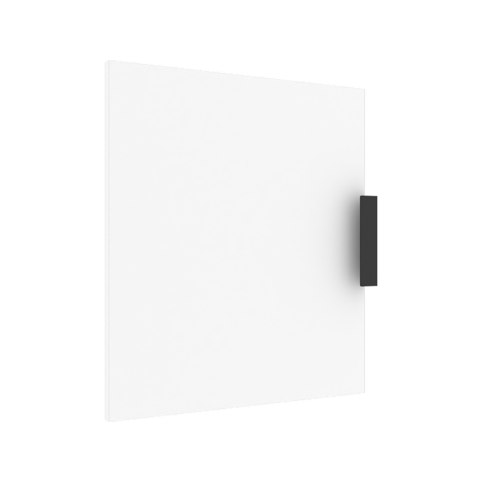 Lugna 512 x 450 x 16mm White Left Hand Door - White 450mm
