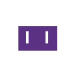 Avery Colour Coding Labels 25x38mm 180pk (Purple, I)