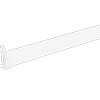 Lugna Suits 1801-2400mm White Hanging Rail