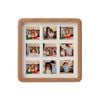 VeeArt Wooden Collage Photo Frame Square Beech 8x8" Elliot Series
