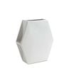 Ben David Hex Flower Vase Home/Lounge Decor Large - White