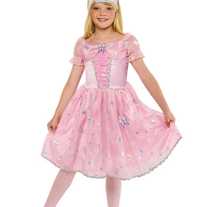 Glinda The Good Witch Deluxe Girls Wizard Of Oz Costume - Medium