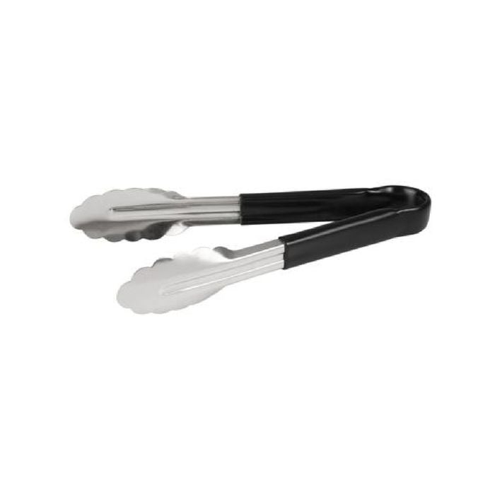 Trenton Colour Coded Tongs 30cm - Black