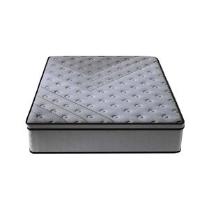 Bellos Living Bamboo Charcoal Infused Memory Foam Mattress Euro Top 35cm Single/grey