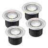 Brilliant Warm White DIY LED Lennox Deck Light Add On Kit - 4 Pack