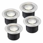 Brilliant Warm White DIY LED Lennox Deck Light Add On Kit - 4 Pack