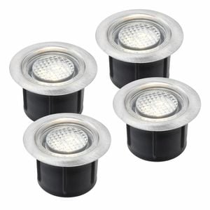 Brilliant Warm White DIY LED Lennox Deck Light Add On Kit - 4 Pack