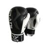 TuffX Boxing Gloves Black/ White 16oz