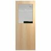 Hume Doors & Timber 820 x 2040 x 40 Entrance Door Paint Grade Ply Glass Opening G1 Glass XF3