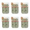 6x 6pc Topchef Silicone Heat Resistant Waffle Mould 25.5x18cm Assorted